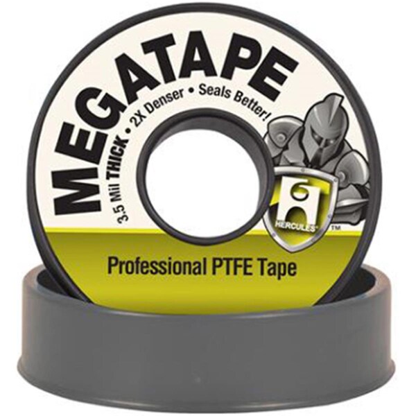 Oatey 0.5 x 260 in. MegaTape Professional PTFE, Gray OA570291 - main